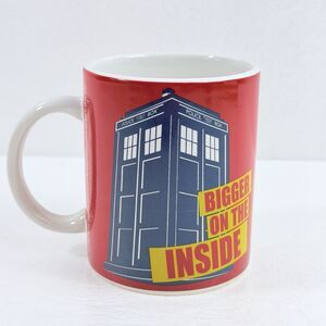 Doctor Who Tardis Ceramic Police Box Coffee Tea Mug Bigger On The Inside